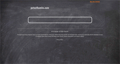 Desktop Screenshot of petesthumbs.com